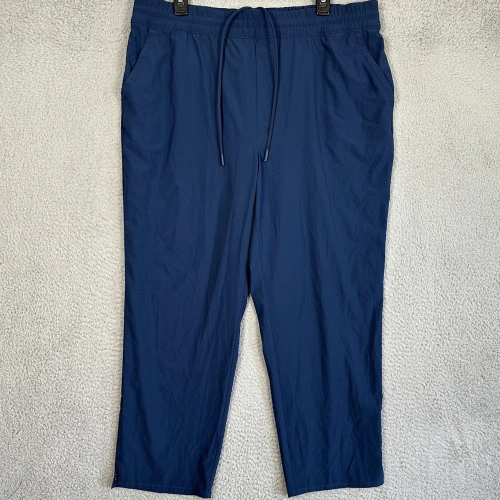 NEW Vineyard Vines Pants Womens XL Blue Performance Soft Stretch Woven Jogger